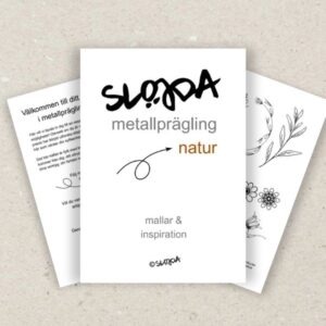 Inspirationshäfte i metallprägling med bilder och tema natur som du printar ut hemma